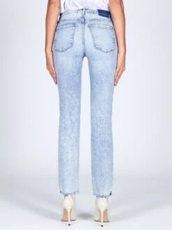 Black Orchid Bardot Straight Fray LIGHT BLUE -Varley Shop 92D764C82521000PRODUCT 04