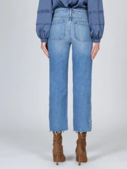 Black Orchid Brooklyn Straight Fray Jeans MEDIUM BLUE -Varley Shop AA0B498C1417000PRODUCT 04