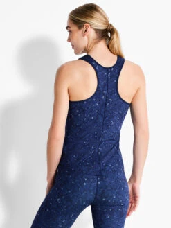 Spotted Blues Flexfit High Neck Tank BLUE MULTI -Varley Shop ACTF238099BLTPRODUCT 03