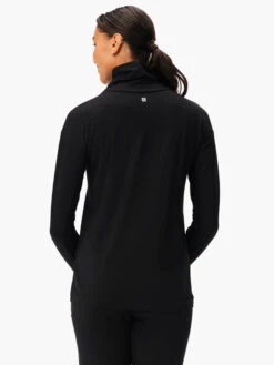 Brushed Flow Turtleneck BLACK ONYX 8 Brushed Flow Turtleneck BLACK ONYX -Varley Shop ACTW238008BLXPRODUCT 03