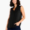 Ruffled Around Tank -Varley Shop ALL1014 BLX PRODUCT 01