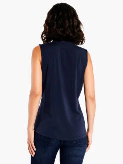 Ruffled Around Tank DARK INDIGO -Varley Shop ALL1014DIDPRODUCT 03