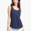 Shirt Tail Perfect Tank DARK INDIGO -Varley Shop ALL1030DIDPRODUCT 01
