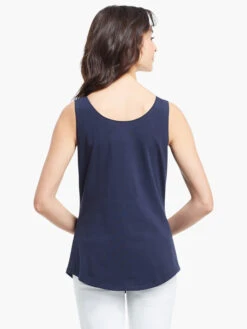 Shirt Tail Perfect Tank DARK INDIGO -Varley Shop ALL1030DIDPRODUCT 03