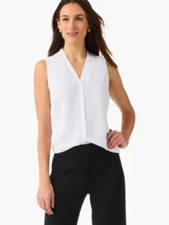 Easy Day To Night Top PAPER WHITE