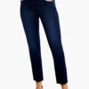 NZ Denim 28" Mid Rise Straight Ankle Jeans TWILIGHT