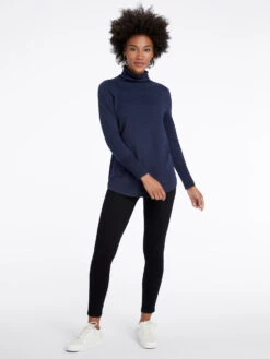 Vital Turtleneck Sweater DARK INDIGO -Varley Shop F191188DIDPRODUCT 04