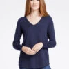 Vital V Neck Sweater DARK INDIGO -Varley Shop F191189DIDPRODUCT 01