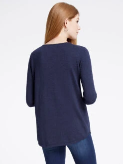 Vital V Neck Sweater DARK INDIGO 8 Vital V Neck Sweater DARK INDIGO -Varley Shop F191189DIDPRODUCT 03