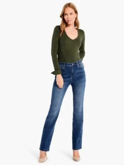 Perfect Rib Knit Cuffed Top BRIAR -Varley Shop F231007BIAPRODUCT 04