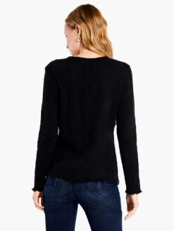 Lace Knit Tee -Varley Shop F231034BLXPRODUCT 03