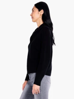 Drape Collar Shaker Sweater -Varley Shop F231111BLXPRODUCT 02