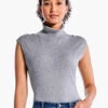 Sleeveless Turtleneck Sweater Tee MOONWALK -Varley Shop F231115MKWPRODUCT 01