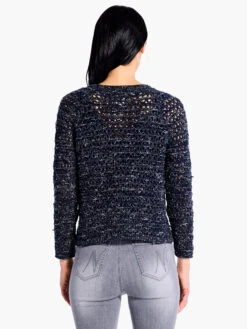 Midnight Sky Crochet Cardigan INDIGO MIX -Varley Shop F231128IGXPRODUCT 03