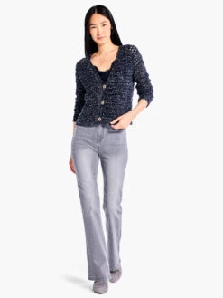 Midnight Sky Crochet Cardigan INDIGO MIX -Varley Shop F231128IGXPRODUCT 04