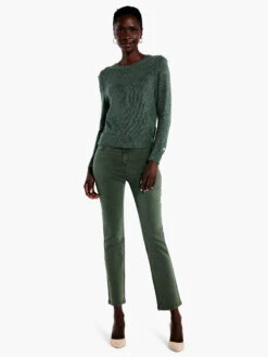 Playful Cuff Sweater GREEN MIX -Varley Shop F231144GNXPRODUCT 04