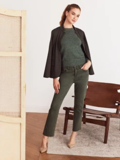 Playful Cuff Sweater GREEN MIX -Varley Shop F231144GNXPRODUCT 05