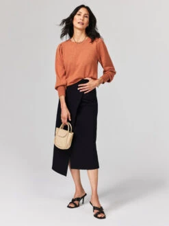 Femme Sleeve Sweater COPPER CREAM 13 Femme Sleeve Sweater COPPER CREAM -Varley Shop F231162CREPRODUCT 05