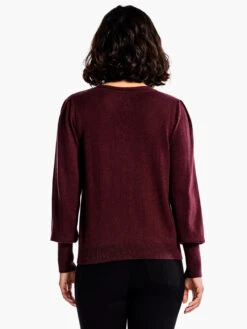 Femme Sleeve Sweater REDWOOD -Varley Shop F231162RDWPRODUCT 03