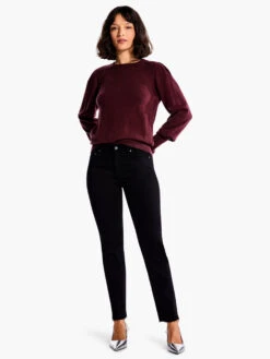 Femme Sleeve Sweater REDWOOD -Varley Shop F231162RDWPRODUCT 04