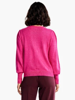 Femme Sleeve Sweater SHOCKING PINK 7 Femme Sleeve Sweater SHOCKING PINK -Varley Shop F231162SKPPRODUCT 03