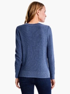 Waffle Stitch V-Neck Sweater 8 Waffle Stitch V-Neck Sweater -Varley Shop F231168CFLPRODUCT 03