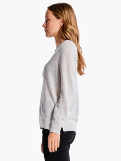 Waffle Stitch V-Neck Sweater CREAM -Varley Shop F231168CRMPRODUCT 02