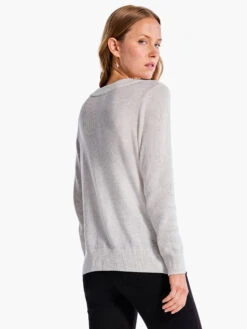 Waffle Stitch V-Neck Sweater CREAM -Varley Shop F231168CRMPRODUCT 03