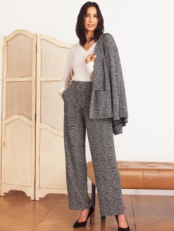 Waffle Stitch V-Neck Sweater CREAM -Varley Shop F231168CRMPRODUCT 05