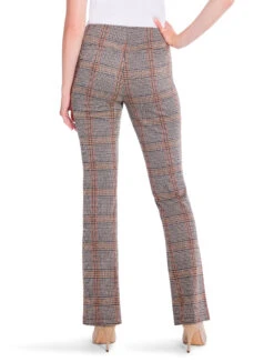 31" Sketched Plaid Bootcut Knit Pant NEUTRAL MULTI 11 31" Sketched Plaid Bootcut Knit Pant NEUTRAL MULTI -Varley Shop F231343NUMPRODUCT 02