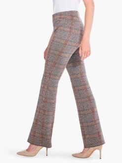 31" Sketched Plaid Bootcut Knit Pant NEUTRAL MULTI 10 31" Sketched Plaid Bootcut Knit Pant NEUTRAL MULTI -Varley Shop F231343NUMPRODUCT 03