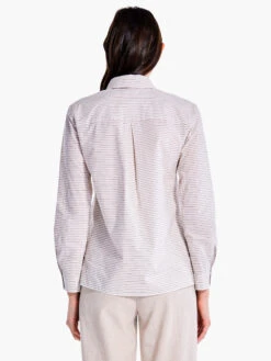 Sleek Striped Shirt NEUTRAL MULTI -Varley Shop F231641NUMPRODUCT 03