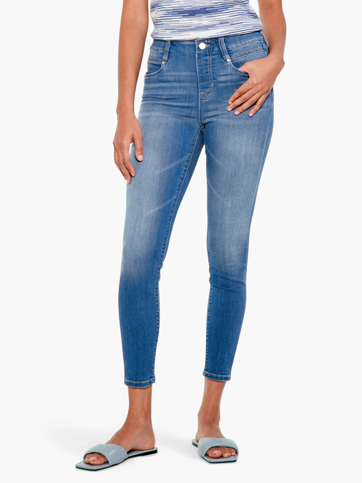 Liverpool Gia Glider Ankle Jean DENIM 3 Liverpool Gia Glider Ankle Jean DENIM