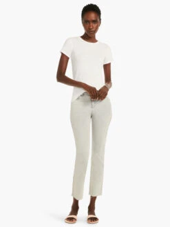 Perfect Knit Rib Short Sleeve Crew Tee PAPER WHITE -Varley Shop M231046PWHPRODUCT 04