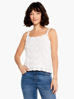 Crochet Cami PAPER WHITE