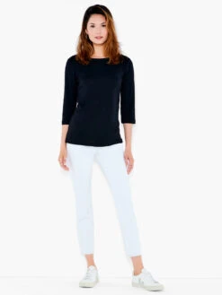 NZT 3/4 Sleeve Boat Tee -Varley Shop NZTESS1004BLXPRODUCT 04