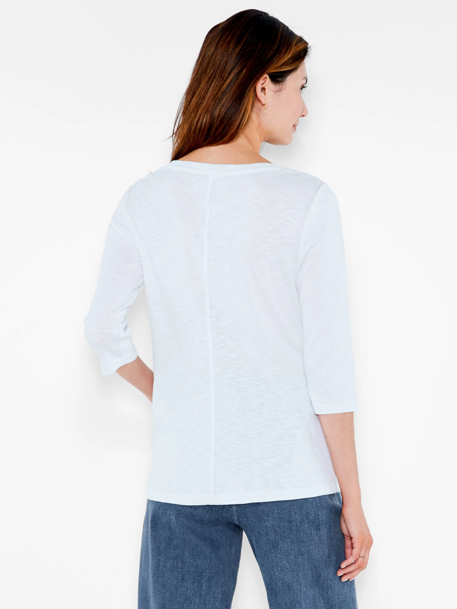 NZT 3/4 Sleeve Boat Tee PAPER WHITE 5 NZT 3/4 Sleeve Boat Tee PAPER WHITE - Image 3