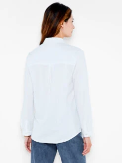 NZT Long Sleeve Angled Pocket Shirt PAPER WHITE -Varley Shop NZTESS1019PWHPRODUCT 03