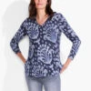 NZT Shadow Florals Long Sleeve V Tee GREY MULTI 2 NZT Shadow Florals Long Sleeve V Tee GREY MULTI -Varley Shop NZTF232064GMIPRODUCT 01