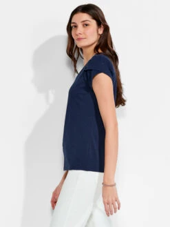 NZT Short Sleeve Tulip Sleeve Scoop Tee 7 NZT Short Sleeve Tulip Sleeve Scoop Tee -Varley Shop NZTM232014DIDPRODUCT 02