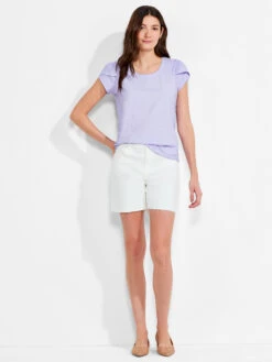 NZT Short Sleeve Tulip Sleeve Scoop Tee JUICY VIOLET -Varley Shop NZTM232014JVLPRODUCT 04