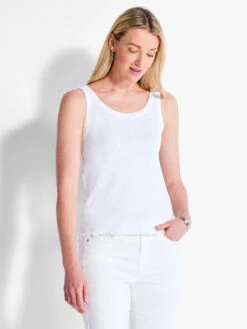 NZT Scoop Lettuce Edge Tank PAPER WHITE