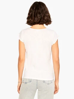 NZT Short Sleeve Scoop Lettuce Edge Tee PAPER WHITE -Varley Shop NZTM232026PWHPRODUCT 03