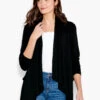 NZT Long Sleeve Drape Cardigan -Varley Shop NZTS231005BLXPRODUCT 01
