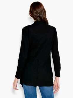 NZT Long Sleeve Drape Cardigan -Varley Shop NZTS231005BLXPRODUCT 03