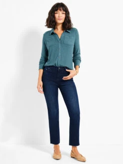 NZT Sweet Dreams Long Sleeve Shirt TRUE OCEAN -Varley Shop NZTW232051TROPRODUCT 04