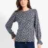 NZT Sweet Dreams Dotty Femme Sleeve Tee BLACK MULTI -Varley Shop NZTW232055BLMPRODUCT 01
