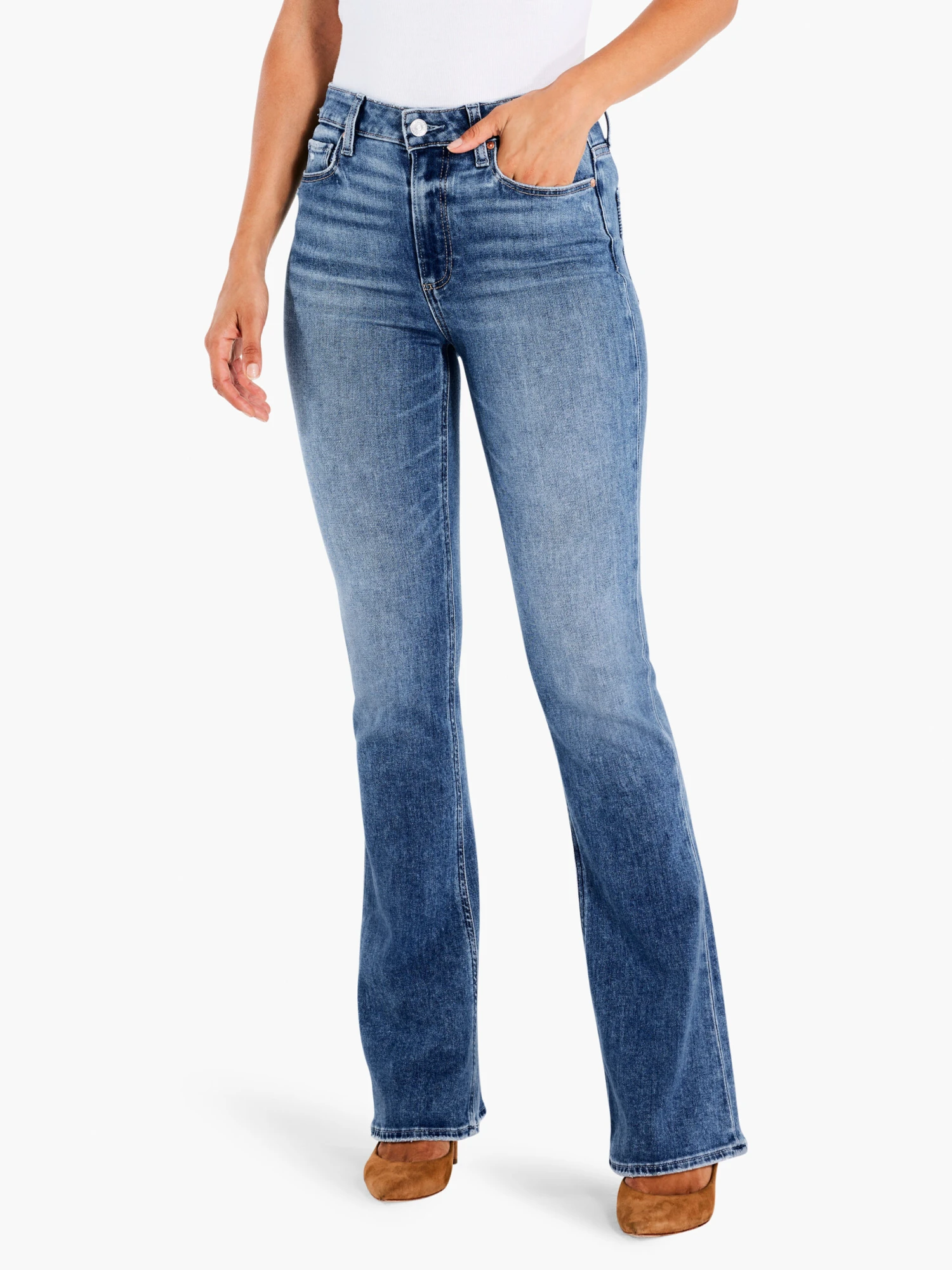 Paige High Rise Lauren Canyon Jeans LIGHT WASH 3 Paige High Rise Lauren Canyon Jeans LIGHT WASH