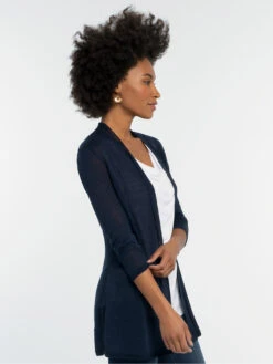 Lightweight Long Back Of The Chair Cardigan DARK INDIGO -Varley Shop S201191DIDPRODUCT 03