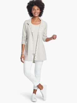 Shirt Tail Perfect Tank COBBLESTONE -Varley Shop S211030CBSPRODUCT 05